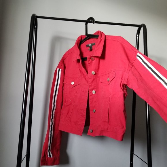 Red Denim Jacket - Picture 1 of 4